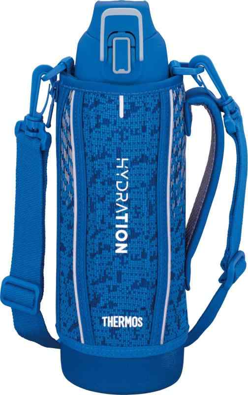 サーモス 水筒 真空断熱スポーツボトル 1L ブルーシルバー 保冷専用 FHT-1001F BLSLのサムネイル