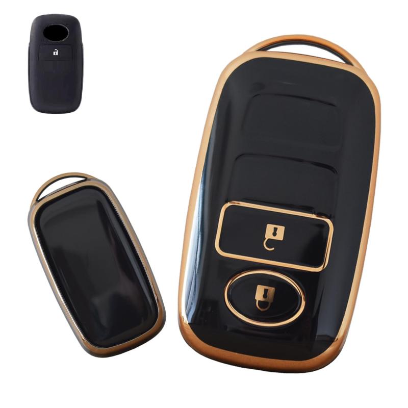 Rakuten - SANRILY ダイハツ向けの キーケース キーホルダー キーカバー キー保護 ダイハツ ロッキー トヨタ ライズ 新型タフト TAFT等に適用 高級 保護 落ちにく 傷 防止 オシャレ