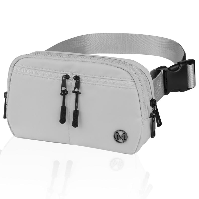 [mokzer]ウエストポーチ レディース メンズ ウエストバッグ 防水 軽量 5ポケット 3way小さめ 多機能 おしゃれ ボディバッグ アウトドア 散歩 ランニング ジム 旅行 仕事 作業用 腰ポーチ 2L容量