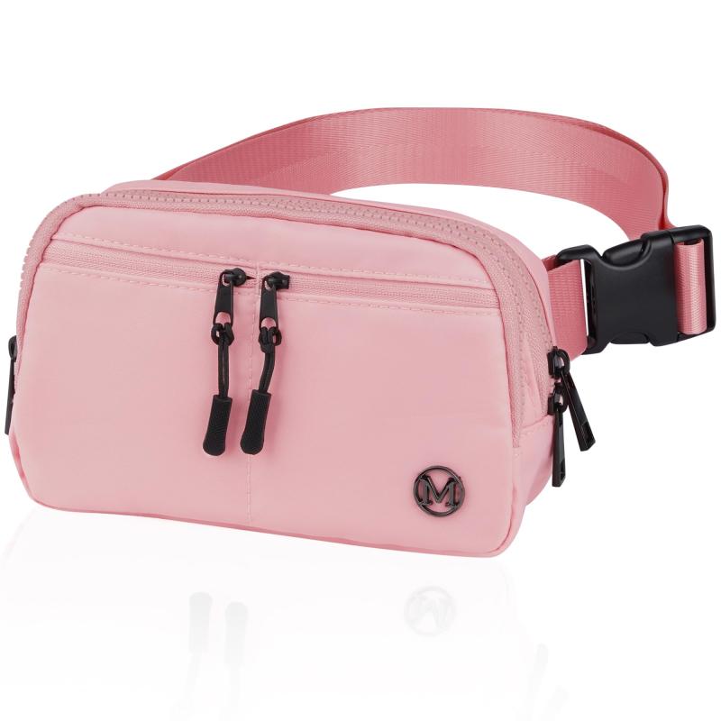 [mokzer]ウエストポーチ レディース メンズ ウエストバッグ 防水 軽量 5ポケット 3way小さめ 多機能 おしゃれ ボディバッグ アウトドア 散歩 ランニング ジム 旅行 仕事 作業用 腰ポーチ 2L容量