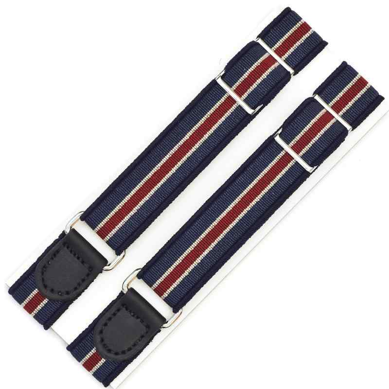 [HATCHIブランド] アームバンド「ストライプ」 日本製 ワイシャツ,裾丈調整用ゴム製アームガーター (ネ..