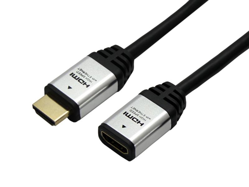 Rakuten - ホーリック HDMI延長ケーブル 1m シルバー HAFM10-553SV