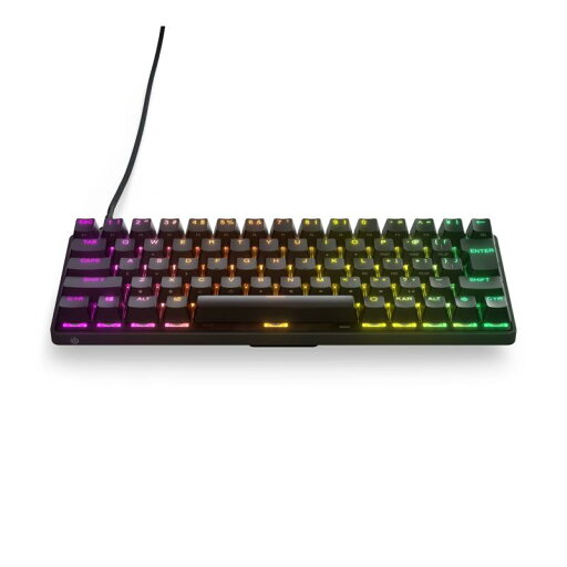 SteelSeries ゲーミングキーボード ミニサイズ Apex 9 Mini JP 有線 日本語配列 レスポンスタイム0.2ms 搭載 アクチュエーションポイント1.0mm設定可能 OptiPoint光学スイッチ 高耐久 64830 ブラック SteelSeries ゲーミングキーボード ミニサイズ Apex 9 Mini JP 有線 日本語配列 レスポンスタイム0.2ms 搭載 アクチュエーションポイント1.0mm設定可能 OptiPoint光学スイッチ 高耐久 64830 ブラック