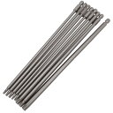 Saipor 8本組 200mm トルクス ドライバービット 中空トルクス頭 六角軸 6.35mm 磁気ドライバービットセット T8-T40
