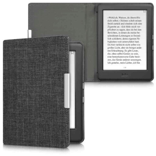 kwmobile Kobo Glo HD/Touch 2.0対応 ケース - 布 電子書籍カバー - オートスリープ reader 保護ケース 対応 kwmobile Kobo Glo HD/Touch 2.0対応 ケース - 布 電子書籍カバー - オートスリープ reader 保護ケース 対応