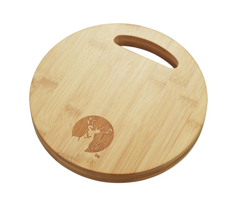 キャプテンスタッグ(CAPTAIN STAG) 薪割り台 バトニング台 鍋敷き バトニングスタンド 直径22cm 収納袋付 竹製 TAKE-WARE UP-1045/UY-7072(4)