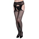 セクシーランジェリー ストッキング ガーターストッキング ガーターベルト セクシー 網タイツ ランジェリー コスプレ コスチューム 美脚 パンティ部レスストッキ...
