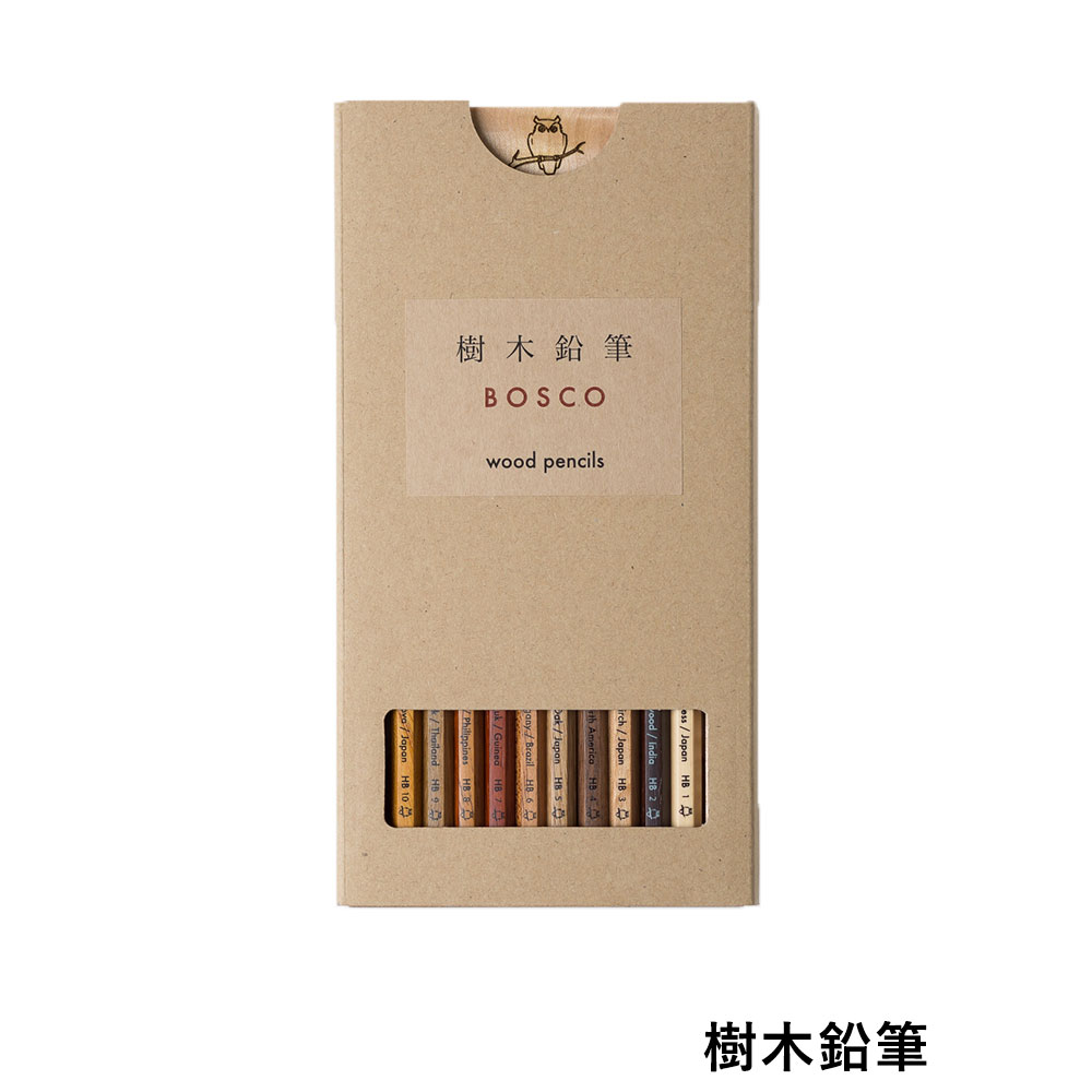 【メーカー直送・代引不可】BOSCO 樹木鉛筆【配送日時指定不可】 鉛筆 ギフト おしゃれ オシャレ 10本セット 入学祝い 卒業祝い 父の日 母の日 誕生日 ...