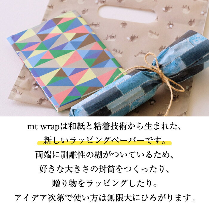 【メーカー直送・代引不可】mt wrap s 布目 包装紙 ラッピングシート ラッピングペーパー 1巻 ラッピング ギフト シート 幅15.5cm×5m カモ井加工紙 カッティングペーパー 楕円マテリアル 蛍光グラデーション 3