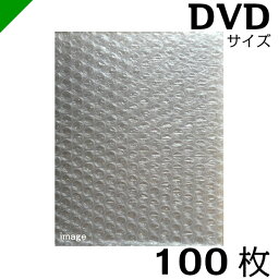 プチプチ袋 DVDサイズ 225mm×155mm+60mm 100枚 川上産業（ ぷちぷち袋 エアキャップ袋 エアーキャップ袋 エアパッキン袋 エアーパッキン袋 エアクッション袋 エアークッション袋 梱包資材 緩衝材 発送用 ）