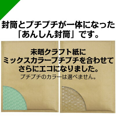 【送料無料】プチプチ封筒 B5サイズ 内寸225mm×272mm 100枚 テープ付き 茶（ のり付き / 発送用 / 緩衝材 / 封筒 / エアパッキン / ポップエコ / ウィバッグ / 包装資材 / 梱包資材 / クッション封筒 ） 3