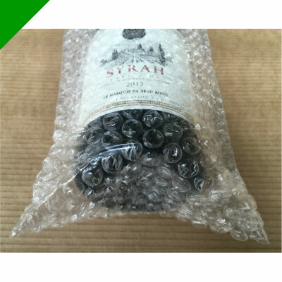 【送料無料】プチプチ袋(エアキャップ袋)ワイン用150mmtimes;400mm500枚(ワインボトル・焼酎瓶・日本酒瓶などの梱包用緩衝材)(輸送用/発送用/エアクッション/エアパッキン/包装資材/梱包資材)