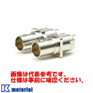 【P】カナレ電気 CANARE BNCコネクタ 75ΩBNC型基板取付リセプタクル BCJ-BPC2P 10個入 2連ストレート [CNR000933]
