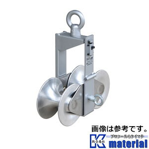 【P】【代引不可】【個人宅配送不可】育良精機 10147 ISK-CB300 シーソー金車 吊下式 適用径95mm 14.7k..