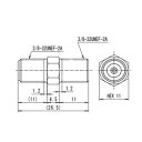 【在庫有り】F(A)JJ-B F型中継コネクタ ジャック-ジャック NDK000015