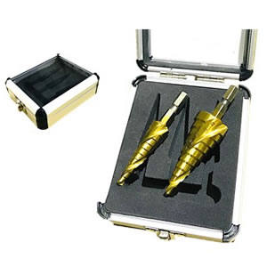 ユニーズ U-needs スパイラル コバルトステップドリル 竹ちゃんゴールド 2本組セット TG-2MC-SET［UND000028］