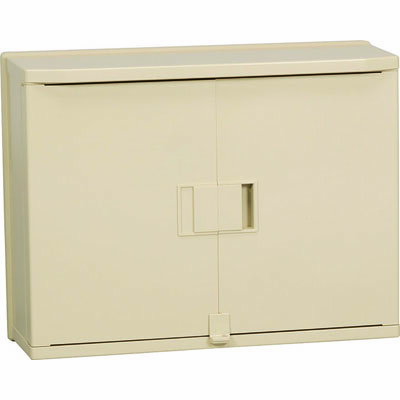 【楽天倉庫自動出荷/365日出荷】未来工業 WBA-17AJ ウオルボックス ウォルボックス(プラスチック製防雨ボックス) 屋根付ヨコ型 ベージュ[MRI018659]