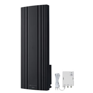 【楽天倉庫自動出荷/365日出荷】サン電子 WG26B-K 地デジ用ブースタ内蔵UHF平面アンテナ 水平専用 ブラ..