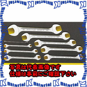 【代引不可】【個人宅配送不可】ESCO(エスコ) 9本組 両口スパナセット EA612VA-2 [ZES074270]