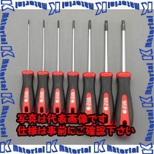 【P】【代引不可】【個人宅配送不可】ESCO(エスコ) 7本組 ドライバー EA573KC-200 [ZES077308]