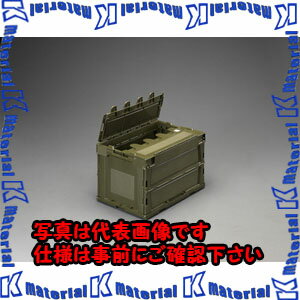 樂天商城 - 【代引不可】【個人宅配送不可】ESCO（エスコ）　530x366x397mm/61.7L　折畳コンテナ(OD/蓋付)　EA506AA-8D[ESC018399]