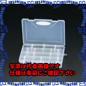 【代引不可】【個人宅配送不可】ESCO（エスコ）　201x149x39mm　パーツケース(クリアー)　EA508KD-22[E..