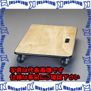 【代引不可】【個人宅配送不可】ESCO（エスコ）　610x460mm/100kg　ドーリー(木製)　EA520AK-1[ESC0202..