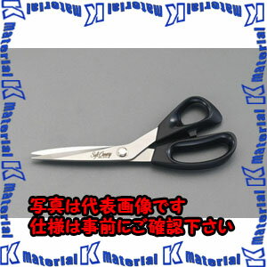 【P】【代引不可】【個人宅配送不可】ESCO（エスコ）　210mm　はさみ・裁ち(ステンレス製)　EA540HD-6[..