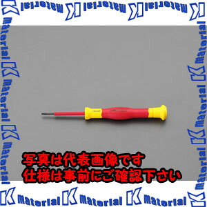 【代引不可】【個人宅配送不可】ESCO（エスコ）　3.0x50mm　[-]絶縁精密ドライバー　EA552SB-5[ESC024971]