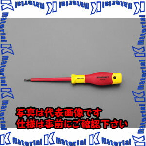 Driver - 【P】【代引不可】【個人宅配送不可】ESCO（エスコ）　4.0x0.8x100mm　[-]ドライバー(絶縁)　EA557SB-4[ESC025271]