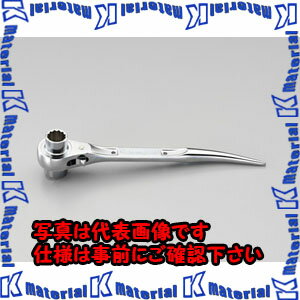 【P】【代引不可】【個人宅配送不可】ESCO（エスコ）　17x21mm/250mm　ラチェットレンチ(ステンレス製)..
