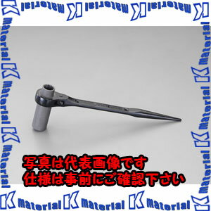 【P】【代引不可】【個人宅配送不可】ESCO（エスコ）　17x19mm/312mm　ラチェットレンチ(ロング)　EA602AK-3[ESC031835](4.0)