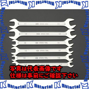 【代引不可】【個人宅配送不可】ESCO（エスコ）　6本組/10-19mm　両口スパナ(薄型)　EA615AB[ESC034881]