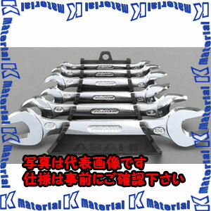 【代引不可】【個人宅配送不可】ESCO（エスコ）　6本組/5.5-24mm　両口スパナ　EA615AM[ESC034935]