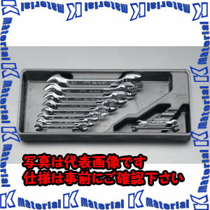 【P】【代引不可】【個人宅配送不可】ESCO（エスコ）　10本組/5.5-27mm　両口スパナ　EA615BK-2[ESC035105]