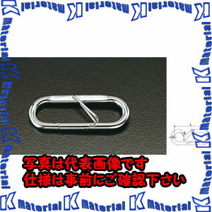 Rakuten - 【代引不可】【個人宅配送不可】ESCO(エスコ) 74x20x8.0mm 抜け止付カラビナ(ステンレス製) EA638JK-3 [ZES029961]