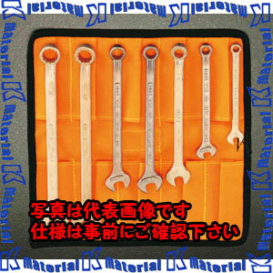 樂天商城 - 【代引不可】【個人宅配送不可】ESCO(エスコ) 7丁組片目片口スパナ(メトリック・ノンスパーキング) EA642LC [ZES030999]