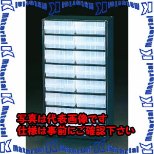 【代引不可】【個人宅配送不可】ESCO(エスコ) 307x150x555mm/2列 8段 パーツキャビネツト EA661BA-3 [ZES031574]