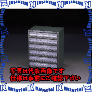 【P】【代引不可】【個人宅配送不可】ESCO(エスコ) 360x250x440mm/4列 6段 パーツキャビネツト EA661BD-1 [ZES031595]