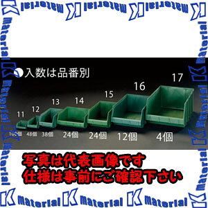 【代引不可】【個人宅配送不可】ESCO(エスコ) 151x240x128mm パーツトレー(重ね置型・緑/ 38個) EA661CM-13 [ZES031676]