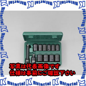 ESCO(エスコ) 1/2"sq インパクトソケットセット(インチ) EA687SM-2 