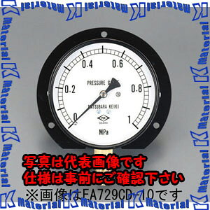 【P】【代引不可】【個人宅配送不可】ESCO(エスコ) G 3/8"/100/128mm/0-2.0MPa つば付圧力計 EA729CE-20 [ZES034880]