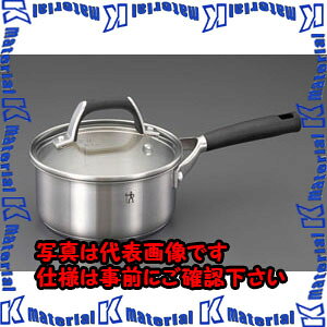 【代引不可】【個人宅配送不可】ESCO(エスコ) 160mm/1.5L 片手鍋(ステンレス製) EA913VM-36B [ZES047021]