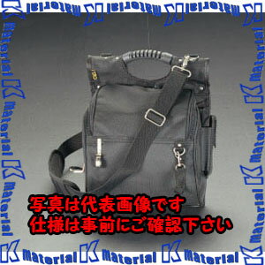 【P】【代引不可】【個人宅配送不可】ESCO(エスコ) 320x120x380mm 電工ツールポーチ(21ポケット) EA925CC-1 ZES048152