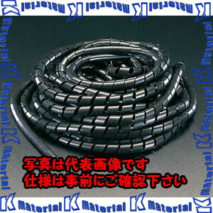 【代引不可】【個人宅配送不可】ESCO(エスコ) 6.0mmx10m スパイラルチューブ(黒) EA944BX-6 [ZES053181]
