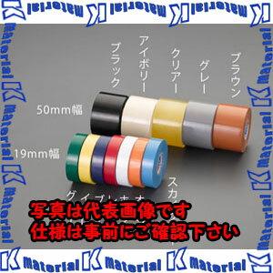 【P】【代引不可】【個人宅配送不可】ESCO(エスコ) 50mmx20m ビニールテープ(赤/4巻) EA944NX-24 [ZES0..