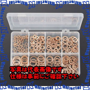 【代引不可】【個人宅配送不可】ESCO(エスコ) 6.0-20.0mm 銅パッキンセット(8サイズ) EA949YT [ZES061341](4.0)