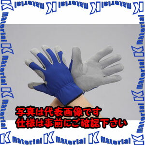 樂天商城 - 【代引不可】【個人宅配送不可】ESCO（エスコ）　[M]　手袋(合成皮革/青・グレー)　EA353BJ-86[ESC008521]