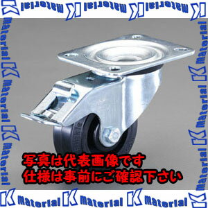 樂天商城 - 【代引不可】【個人宅配送不可】ESCO(エスコ) 80mm キャスター(自在金具・後輪ブレーキ付) EA986HY-1 [ZES069804]