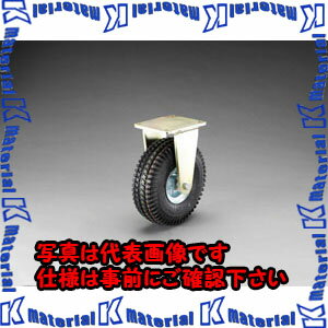 【代引不可】【個人宅配送不可】ESCO(エスコ) 420mm キャスター(固定金具・空気入車輪) E